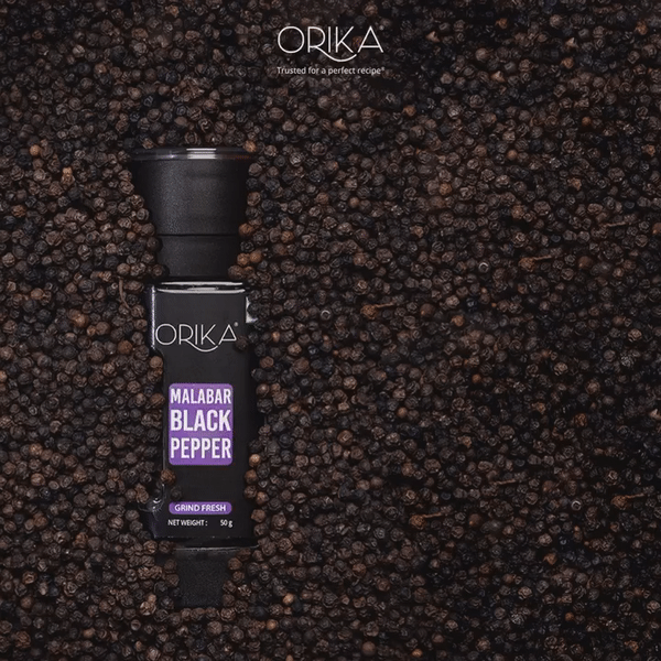 Orika Malabar Black Pepper Grinder, 50gm