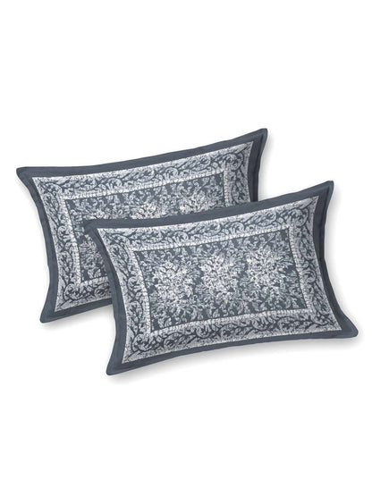 100% Pure Cotton Traditional Printed Bedsheet for Double Bed King Size Bedsheet with 2 Pillow Covers