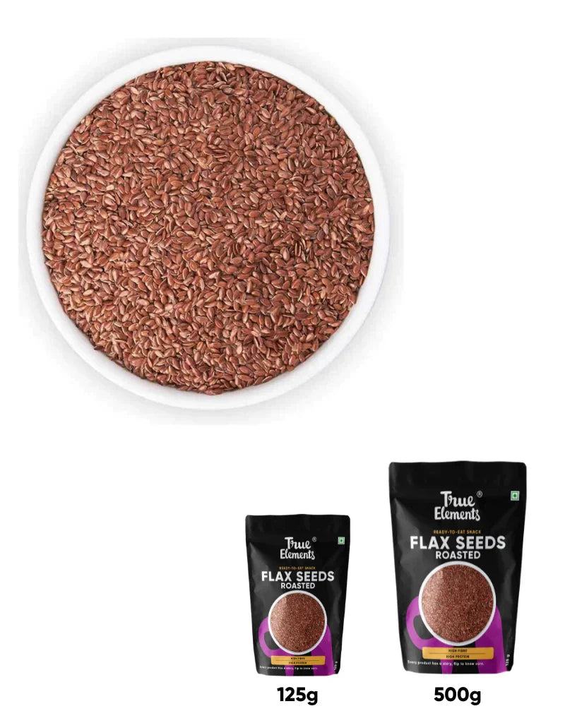 Roasted Flax Seeds 125g - Improves Gut Health