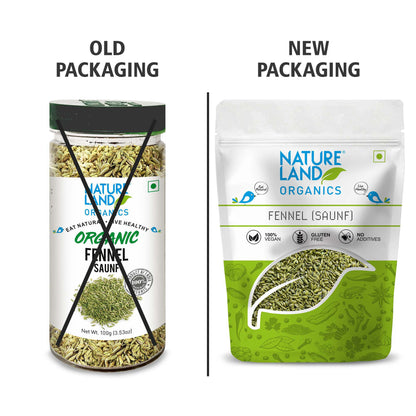 Organic Fennel (Saunf) 100 Gm