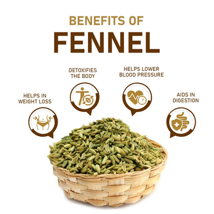 Organic Fennel (Saunf) 100 Gm