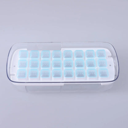 UMAI Ice Cube Trays with Scoop | 24 Compartments | BPA Free | Blue