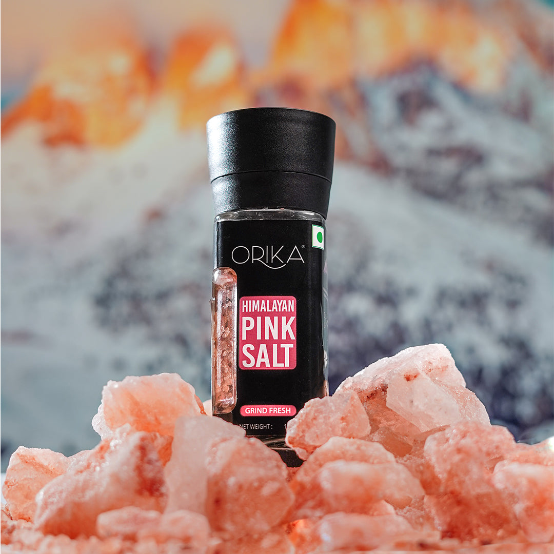 Orika Himalayan Pink Salt Grinder, 100gm