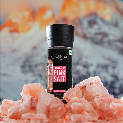Orika Himalayan Pink Salt Grinder, 100gm