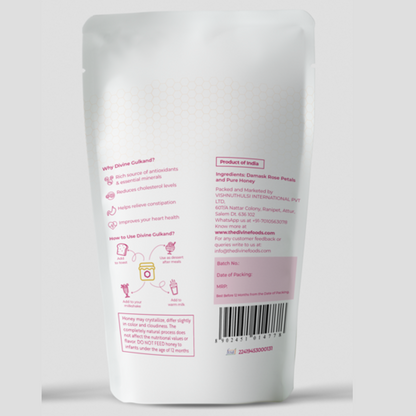 Pure Gulkand Honey Single Origin Unblended Natural Honey
