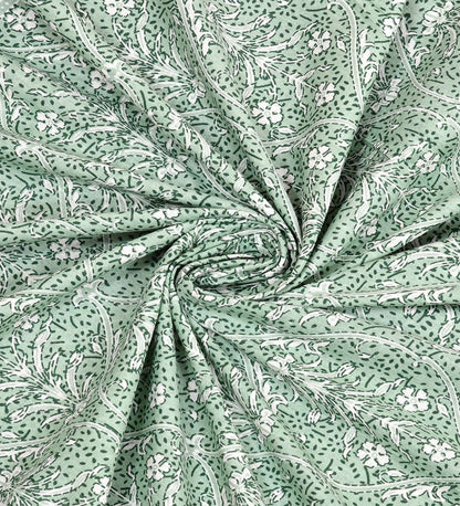 100% Pure Cotton Traditional Printed Bedsheet for Double Bed King Size Bedsheet with 2 Pillow Covers