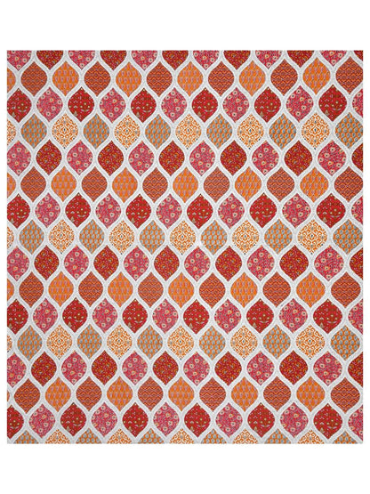100% Pure Cotton Traditional Printed Bedsheet for Double Bed King Size Bedsheet with 2 Pillow Covers
