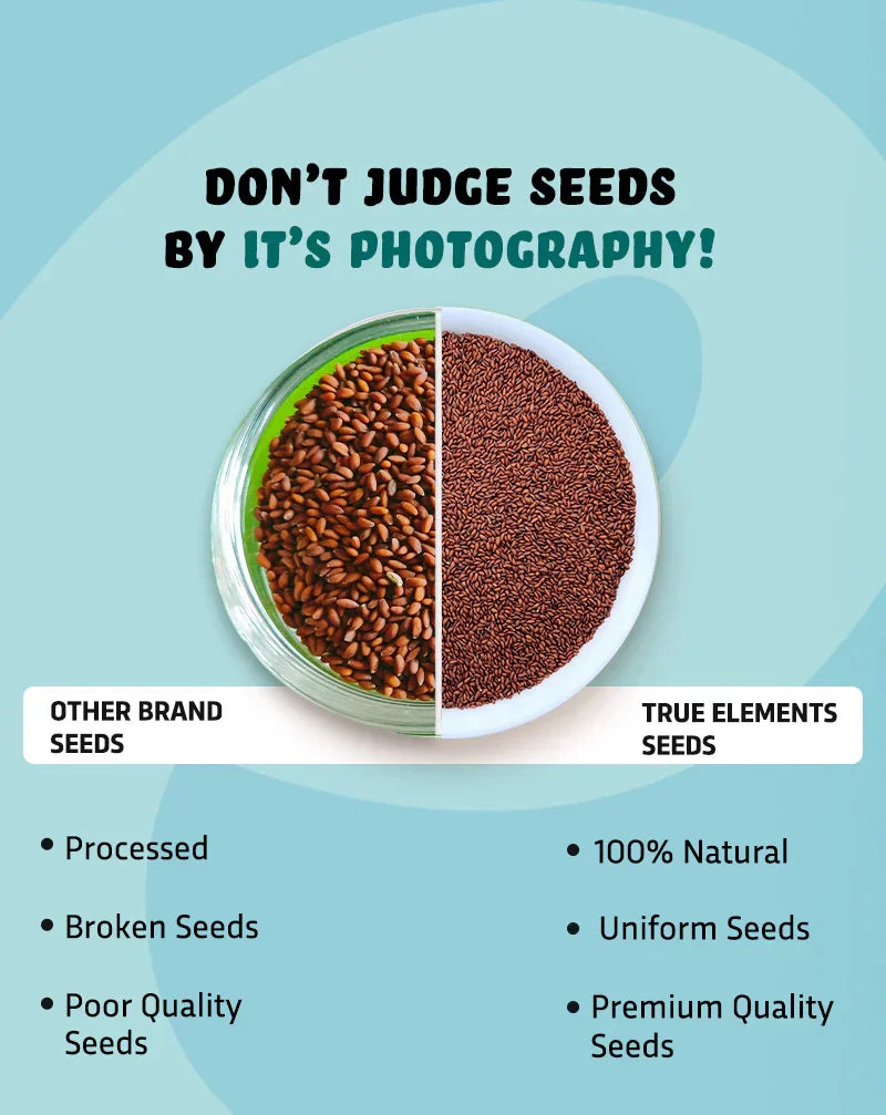 True Elements Raw Halim Seeds