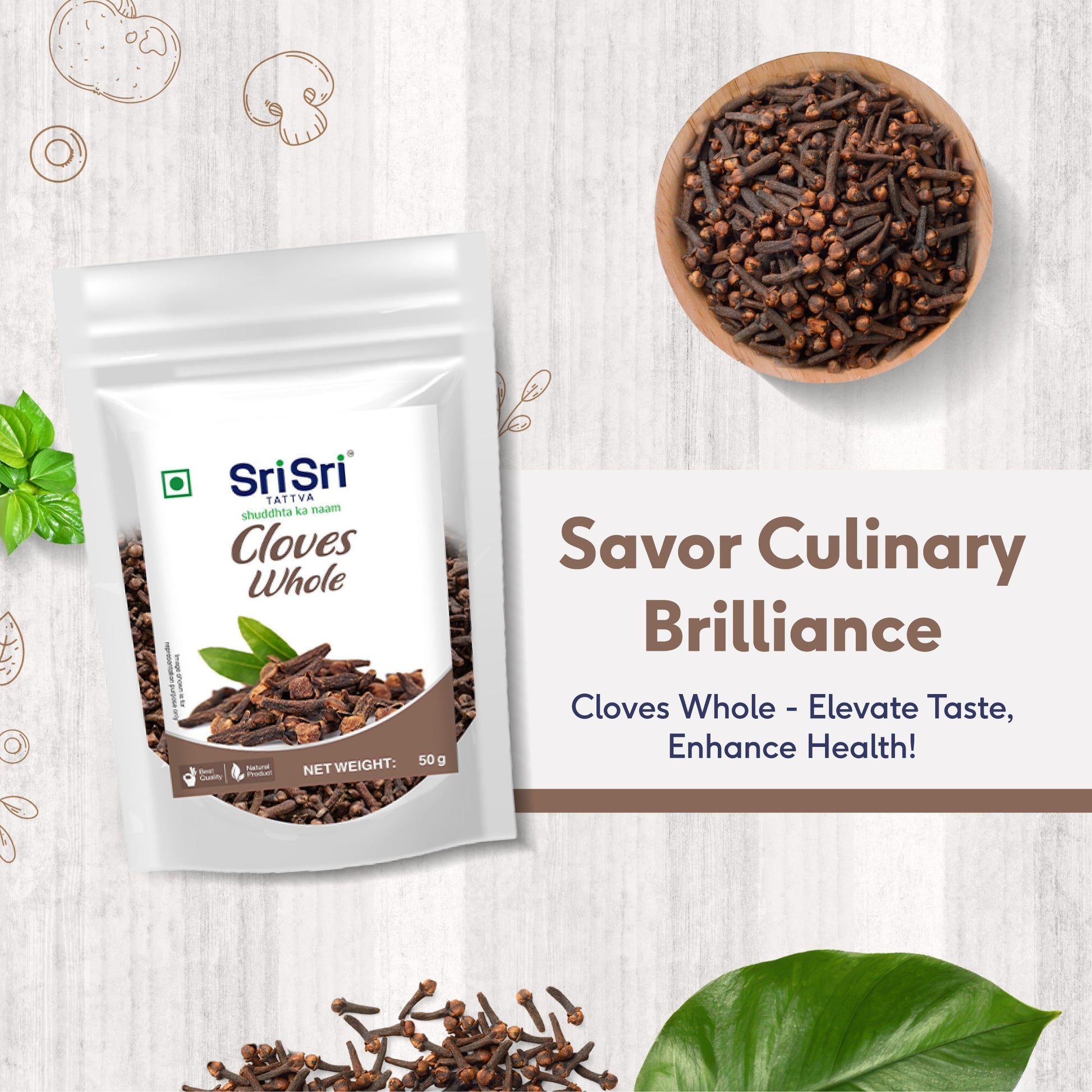 Cloves Whole, 50 g