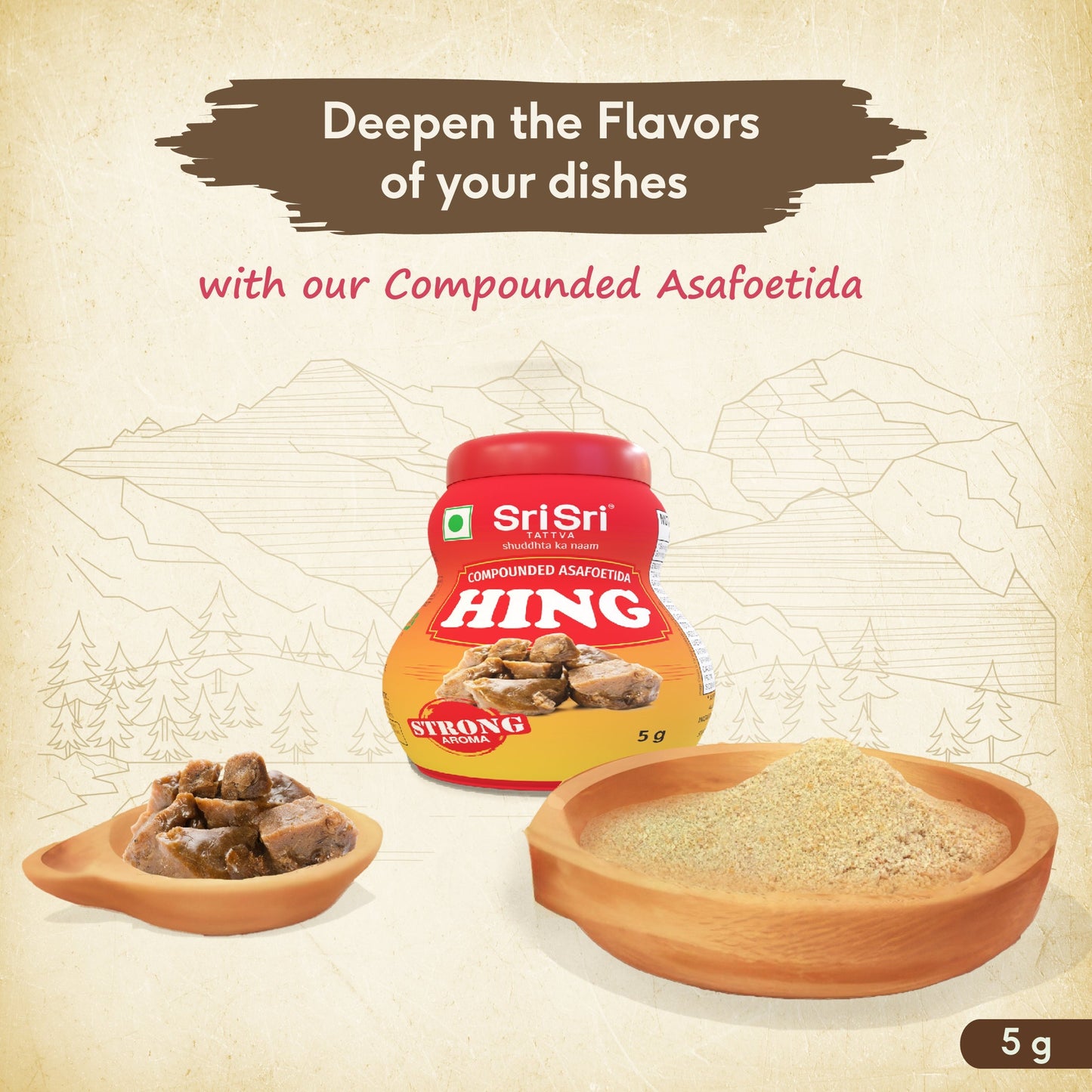 Compounded Asafoetida Hing, 5 g