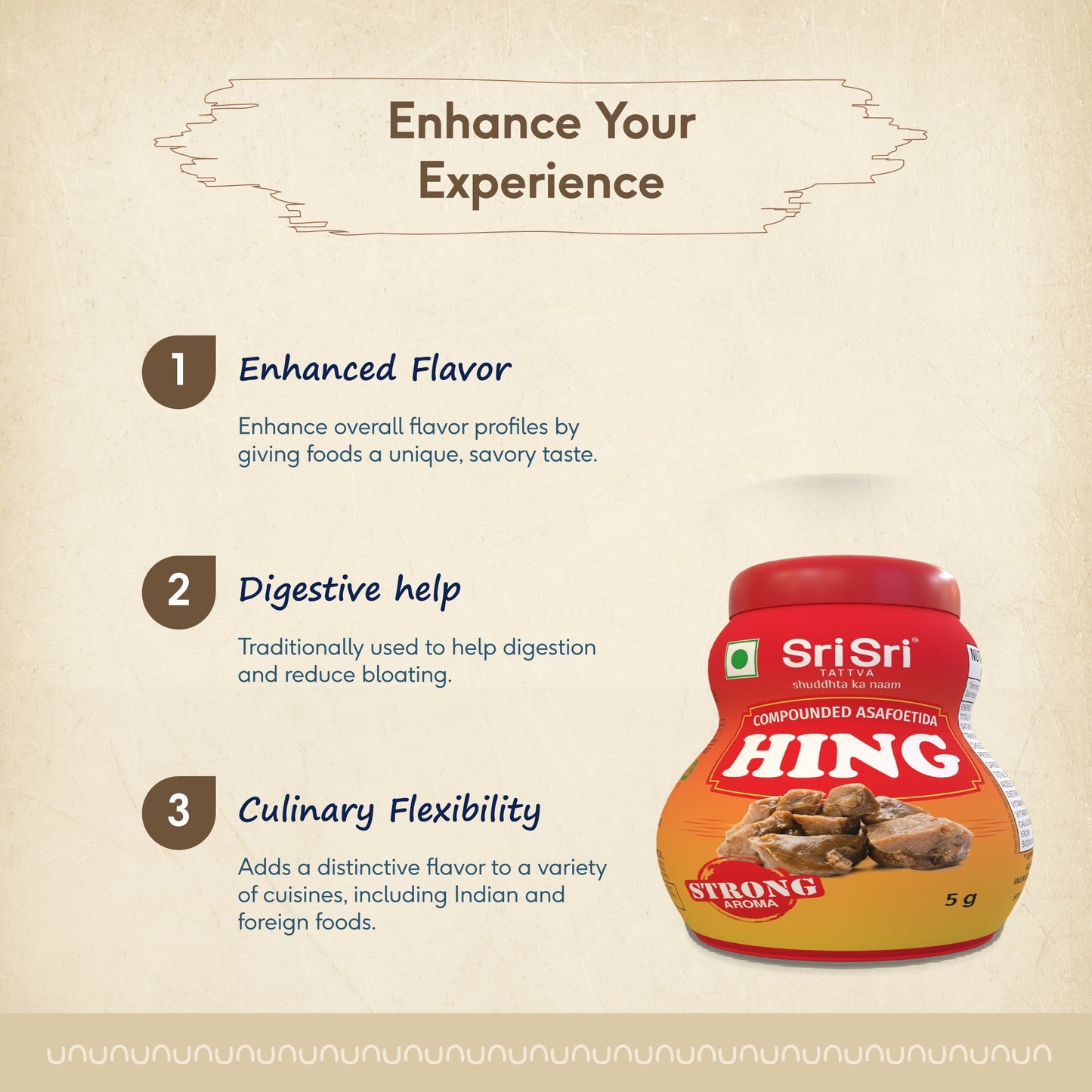 Compounded Asafoetida Hing, 5 g