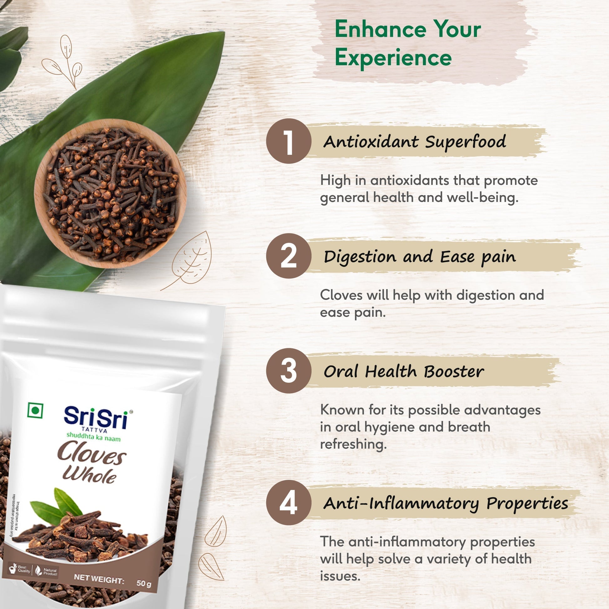 Cloves Whole, 50 g