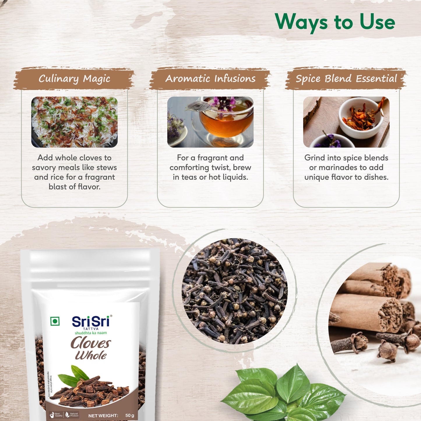 Cloves Whole, 50 g