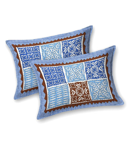 100% Pure Cotton Traditional Printed Bedsheet for Double Bed King Size Bedsheet with 2 Pillow Covers