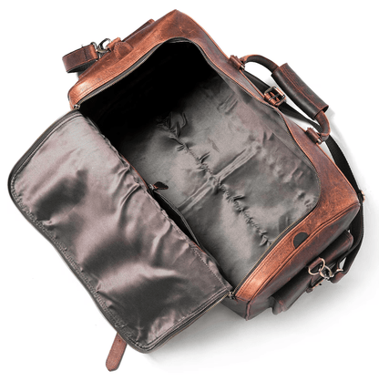 CraftShades Leather Duffle Bag – Elegance and Functionality in One