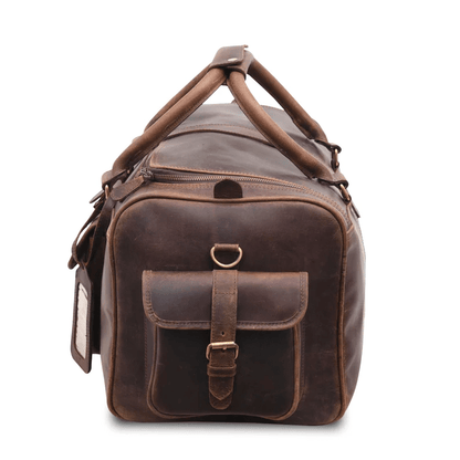 CraftShades Leather Duffle Bag for Men – Stylish and Durable Travel Bag