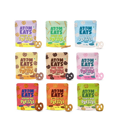 Click to see full view Atom Eats | Truffle Banana Chips & Truffle Potato Chips Combo - Pack of 4 (40g Each Pack)