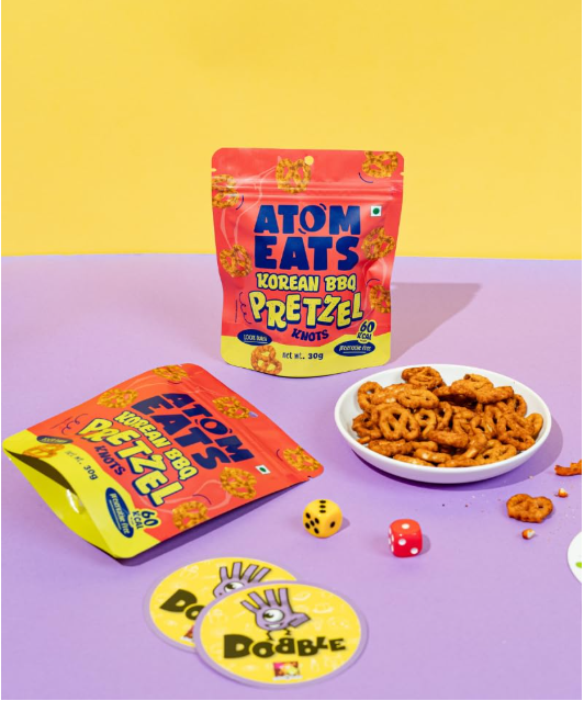 Atom Eats | Assorted Pretzels Power Pack - Pack of 9(30g Each Pack)