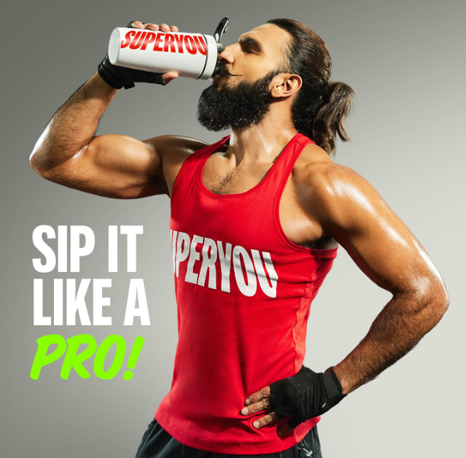 Superyou PRO Stainless Steel Shaker Bottle - 750 ml
