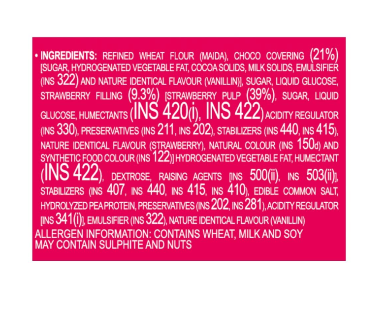 Orion Strawberry Choco Pie - Pack Of 4