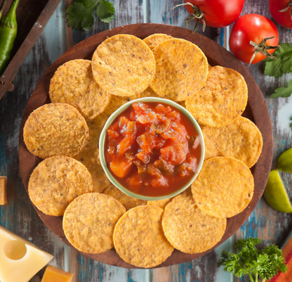 Cornitos Peri Peri Nachos and Salsa Dip Tray -  75 g