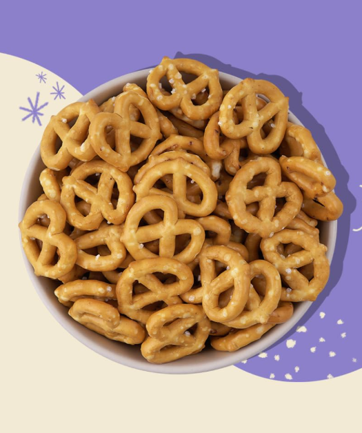 Atom Eats | Salted Large Pretzel Knots  - Pack of 2(60G Each Pack)