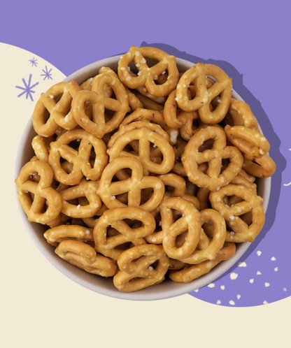 Atom Eats | Salted Large Pretzel Knots  - Pack of 2(60G Each Pack)