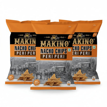 Makino - Nacho Chips Cheese Flavour - Pack of 3(60g Each Pack)