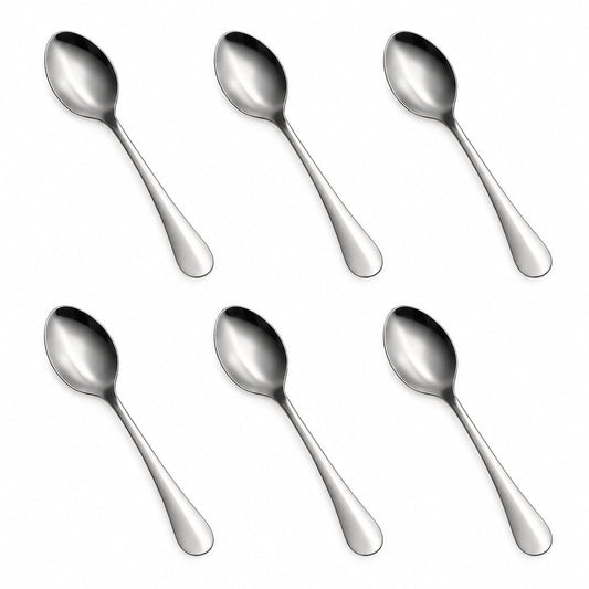 Tosaa Tea Spoon Royal Plain 16G 6-Piece Stainless Steel Spoon Set