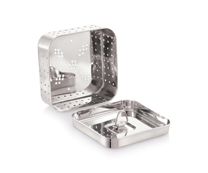 Tosaa Stainless Steel Paneer Maker Mould Small Size 250ml Square Shape