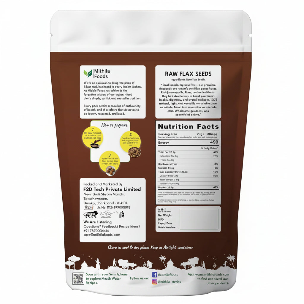 Mithila Foods Premium Flax Seeds
