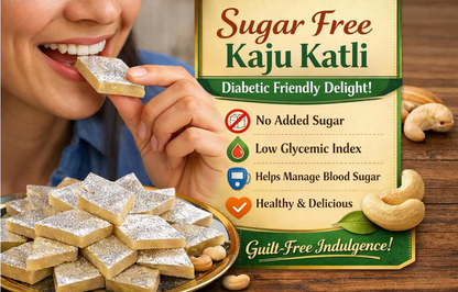 Healthify Sugar Free Kaju Katli - 200g