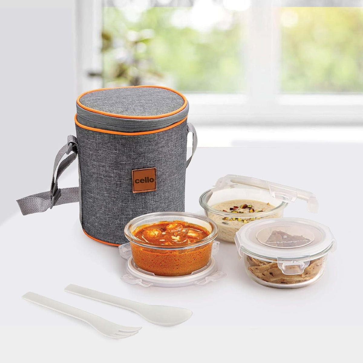 Cello Royale Glass Lunch Box Horizontal