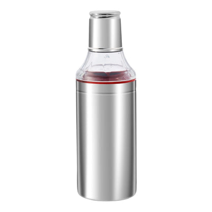 Kraft Stainless Steel Oil Dispenser Bottle with Cap and Nozzle - 500 ml