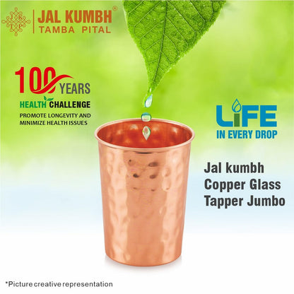 Tosaa Jalkumbh Copper Glass Tapper Jambo