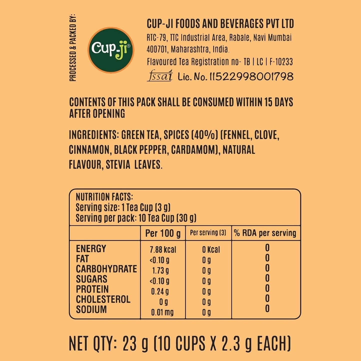 Cup-Ji Kashmiri Kahwa Green Tea