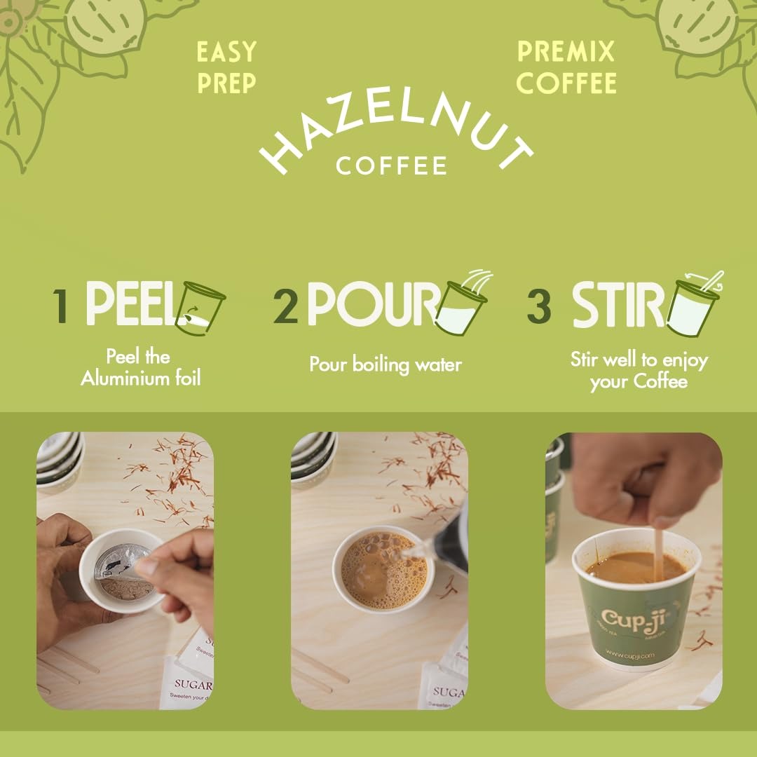 Cup-Ji Hazelnut Coffee Premix Cups