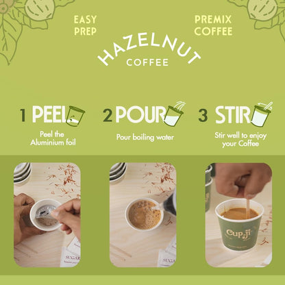 Cup-Ji Hazelnut Coffee Premix Cups