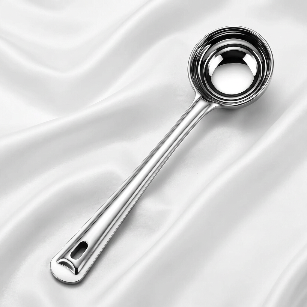 Kraft Stainless Steel Ladle Spoon | Deep Serving Spoon for Dal, Curry, Soup & Gravy
