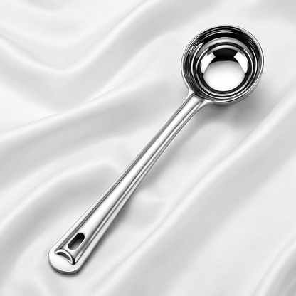 Kraft Stainless Steel Ladle Spoon | Deep Serving Spoon for Dal, Curry, Soup & Gravy