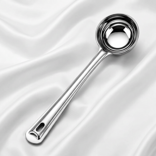 Kraft Stainless Steel Ladle Spoon | Deep Serving Spoon for Dal, Curry, Soup & Gravy