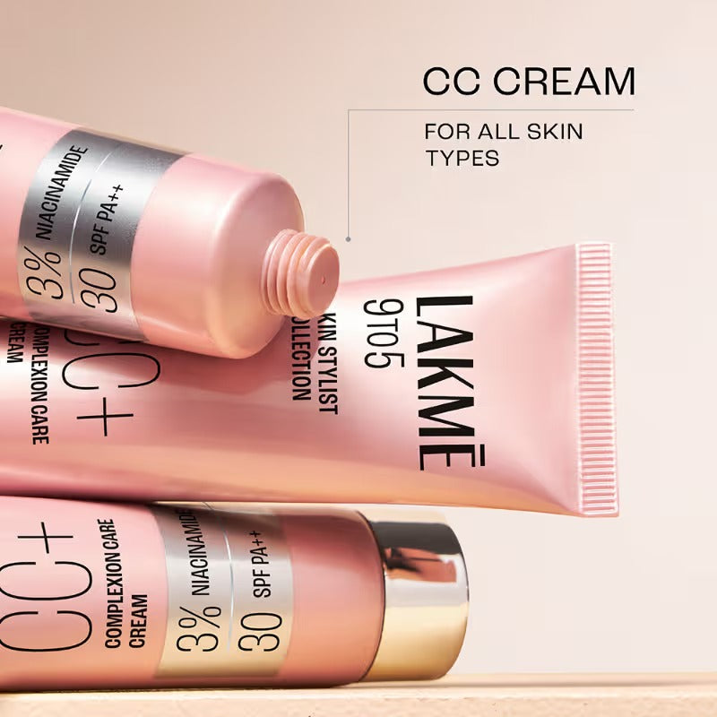 Lakme 9 to 5 Cc Cream Beige Tinted Moisturizer With SPF 30 Pa++ With Natural Coverage 01 Beige -20 gms