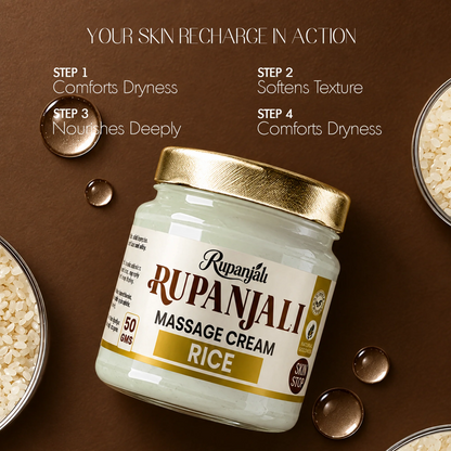 Vaidban Rupanajli Massage Cream Rice - 50 gms