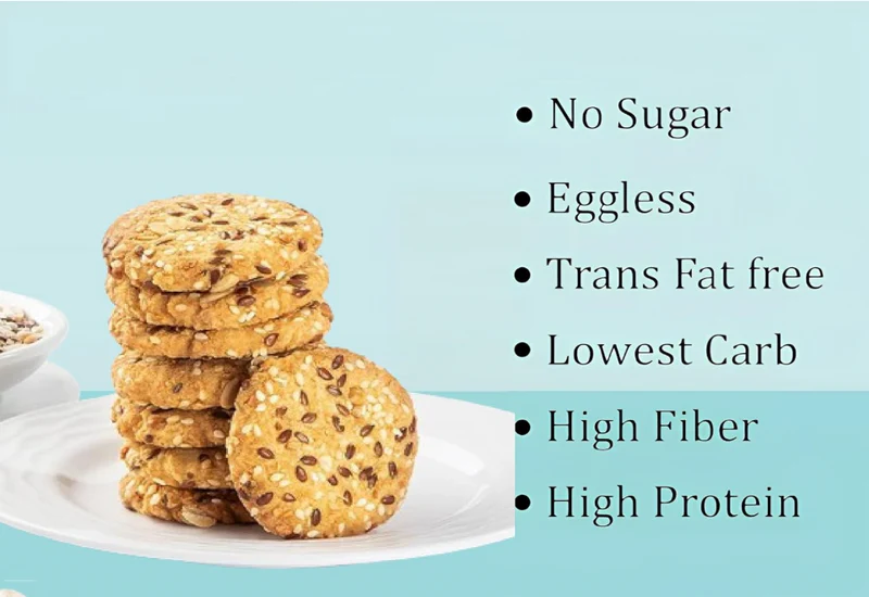 Healthify Sugar Free Multigrain Cookies Biscuits - 200g
