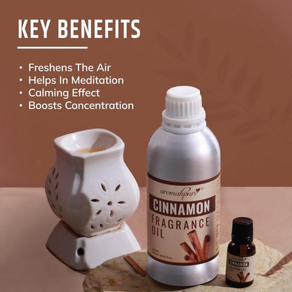 Aromahpure Cinnamon Fragrance Oil - 500 ml