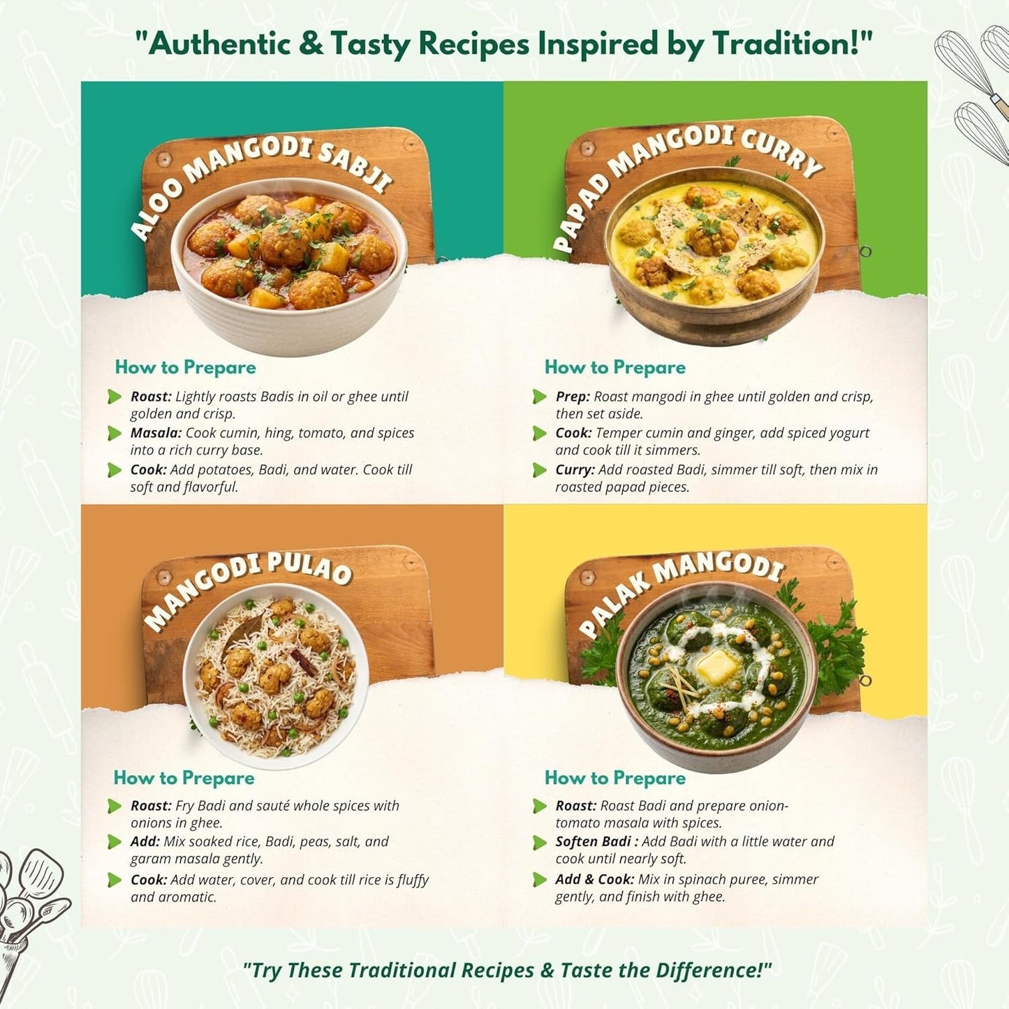 Mithila Foods Moong Dal Badi