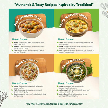 Mithila Foods Moong Dal Badi