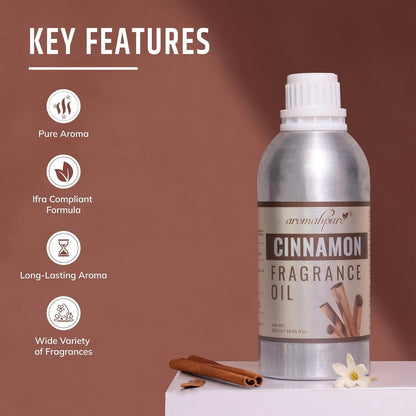 Aromahpure Cinnamon Fragrance Oil - 500 ml