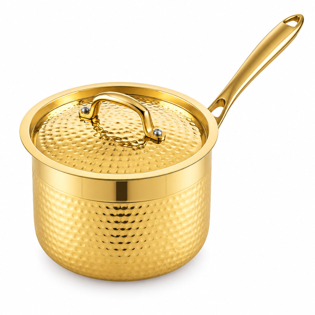 Tosaa Jalkumbh Brass Sauce Pan LID - (1200 ML)