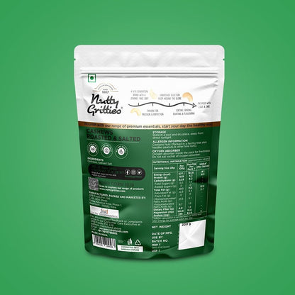 Nutty Gritties Premium Jumbo Size Cashews  - 200g